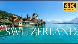 Switzerland - 4k (UHD) Serene Relaxation Film with Ambient and Relaxing Music