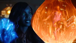 Starfire / Kory Anders - All Powers & Fights Scenes | Titans Season 4