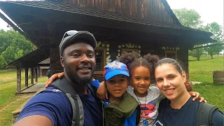 Family Adventure In Open Air Wooden Museum