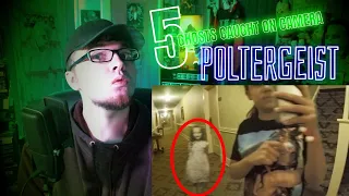 5 Ghosts CAUGHT on Camera ! POLTERGEIST | NUKES TOP 5 REACTION