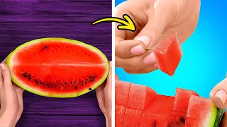 Useful Tips And Hacks For Cutting And Peeling Vegetables And Fruits 🍉