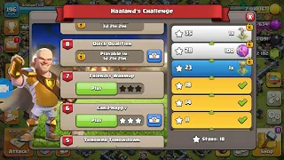 Friendly Warmup Challange in minimum time | #clashofclans #clashwithhaaland