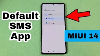 How to change default SMS messages app on Xiaomi or Poco phone Android 13