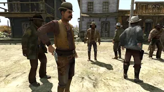 Red Dead Redemption 1 NPC Fights Free For All Battle Royale Episode 1