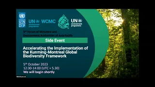 Accelerating the Implementation of the Kunming-Montreal Global Biodiversity Framework