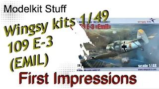 First impressions, Wingsy kits, 1/48, 109 E-3 (Emil)