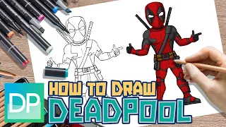 [DRAWPEDIA] HOW TO DRAW DEADPOOL - STEP BY STEP DRAWING TUTORIAL