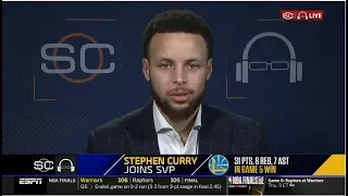 Stephen Curry & Draymond Green joins SVP | Reaction to Game 5: Warriors def. Raptors 106-105