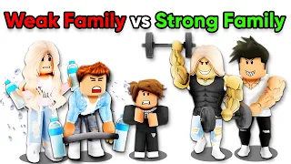 WEAK Family vs STRONG Family.. (Brookhaven RP)