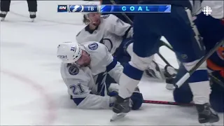 Brayden Point SCORES WHILE FALLING DOWN...