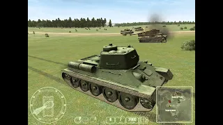 T-34 против «Тигра» ч.5 - "T-34 vs tiger tank" Прохождение игры: ч.5 Встречный бой