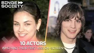 10 actors who had their first kiss on screen!