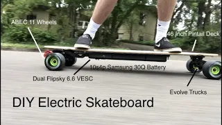 How to build a 30MPH, 25 Mile Range Electric Skateboard