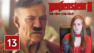 I KICKED HITLER IN THE FACE!! Wolfenstein 2 The New Colossus Gameplay Walkthrough Part 13