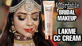 Bridal Makeup Tutorial with LAKME CC CREAM |  लेक्मे सी सी क्रीम से करें दुल्हन का मेकअप