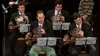Budapest Festival Horn Quartet   J.S.Bach Fugue in D minor .mpg