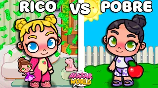 ROTINA BEBÊ RICO VS BEBÊ POBRE | HISTORINHAS AVATAR WORLD