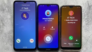 XIaomi Redmi 9C vs Honor 8A vs Samsung Galaxy A01 incoming Call