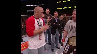 GSP was not impressed with the performance of Matt Hughes
