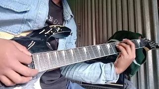 Def leppard- Miss you in a heartbeat guitar solo cover