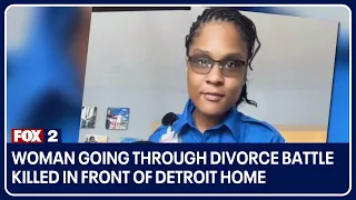 Woman going through divorce battle shot down and killed in front of Detroit home