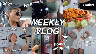 WEEKLY VLOG | HOUSE SHOPPING | GOODBYE 2020 | AMAZING SALAD | NYE | CLOTHING HAUL | Conagh Kathleen