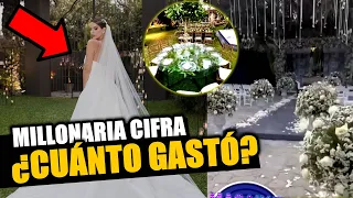 ¿CUÁNTO COSTÓ EL MATRIMONIO DE VALERIA PIAZZA?