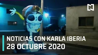 Las Noticias con Karla Iberia - Programa Completo: 28 de Octubre 2020