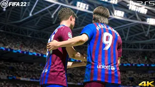 FIFA 22 PS5 - Barcelona Vs Real Madrid Ft. Erling Haaland, Fati, Torres, | UCL | 4K Gameplay