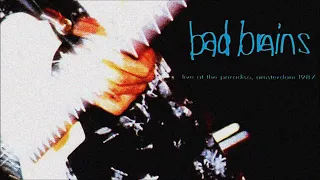 Bad Brains   Live at the Paradiso, Amsterdam, 28th May 1987