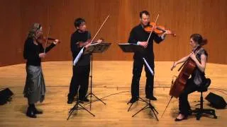 Del Sol String Quartet performs These Memories May Be True by Lembit Beecher