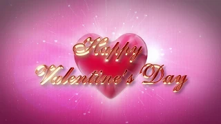 Happy Valentine's Day Greetings 3D  Heart Motion Graphics, Valentine's Day Status 2021