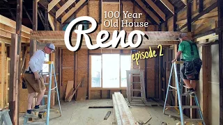 Renovating A 100-Year-Old House | Episode 2: The loft floor design and material prep