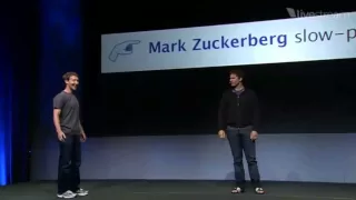 Andy Samberg impersonates Mark Zuckerberg at F8 2011