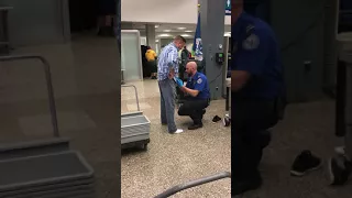 Brett Blackham Airport TSA Pat Down