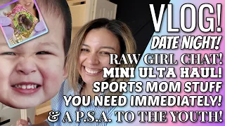 VLOG | Date night, sports mom stuff you need, and a PSA to the current youth👵🏼🤣!