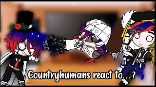 Countryhuman react to...? Part 2 [RusGerIndoTR]Part 2/2 Warning : Ship is contained !