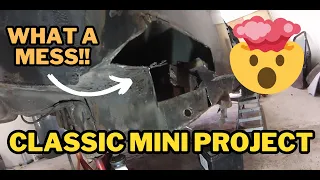 Classic Mini Project - Heel Board/Rear Subframe Mount repair! 😅