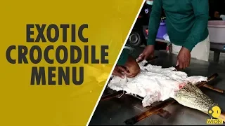 Thai foodies discover tasty grilled crocodile meat at roadside barbecue stall