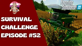 Plowing, Planting Wheat And Harvesting Sunflowers! - Fichthal - Survival Challenge #52 - FS22