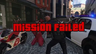 GTA 5 ways to fail mission #12 The Jewel Store Job (Smart)