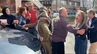 TRAFİKTE KADIN SÜRÜCÜ KAVGASI