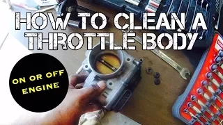 How to Clean a Throttle Body - Throttle Body Service - Fly by Wire Throttle Body