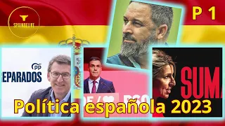 Política española 2023 Programa de lectura de SUMAR y PSOE