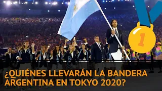 ¿Quiénes serán el abanderado y la abanderada de Argentina en Tokyo 2020?