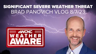 Significant severe weather risk in Charlotte, NC: Brad Panovich VLOG