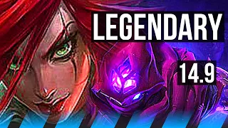 KATARINA vs MALZAHAR (MID) | Quadra, Legendary | BR Diamond | 14.9