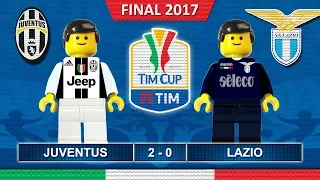 Finale TIM Cup 2017 • Juventus vs Lazio • Italy TIMCup Final • Lego Football Highlights Coppa Italia