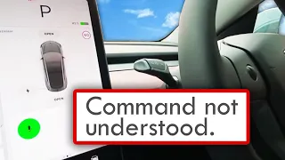 Tesla's NEW Voice Commands don't work! (Tesla Model 3 UK)