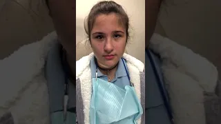 10 Year Old Patient Demonstrates How She Inserts Her Scleral Lens